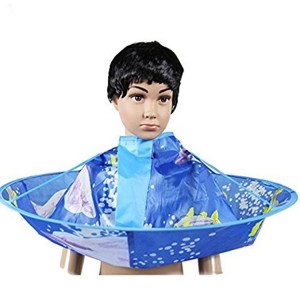 Haircut Umbrella Catcher Hairdresser Styling Cape and Apron Waterproof Children Barber Cape for kid Salon Cape