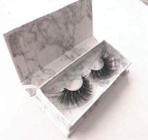 High end custom made eyelashes package magntic lashes boxes private label