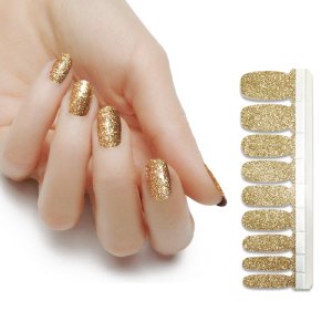 KIKILEE glitter 100% real Nail polish sticker for nail beauty DIY