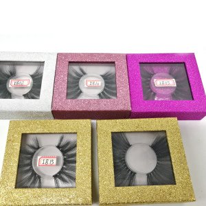 mink eyelashes vendor rose gold glitter custom eyelash packaging box with 100% hand made private label 3d mink eyelashes