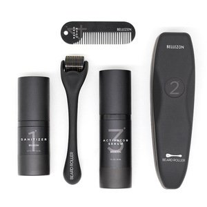 Newest hot selling best price beard grooming box natural beard grooming kit