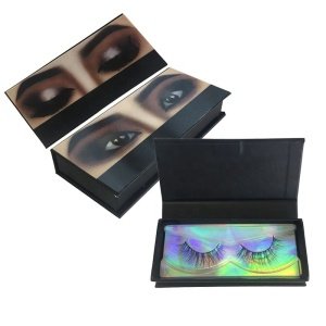 Private label magnetic custom Logo Rectangle  Empty False Eyelash packaging case wink moving blinking eye lashes box
