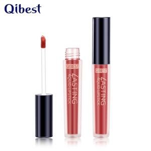 QIBEST Makeup Cosmetic Wholesale Multi-colored Matte Nude Lipgloss