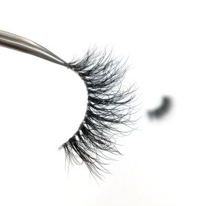 Qingdao Factory Private Label 3D Clear Band Mink Eyelashes
