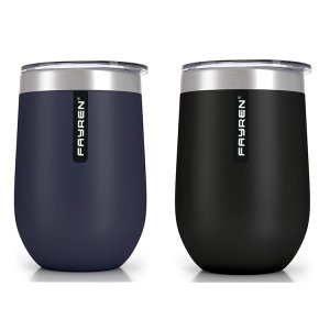 Reusable metal classic pint tumbler double wall stainless steel pink silicone coffee / beer mug thermo cup