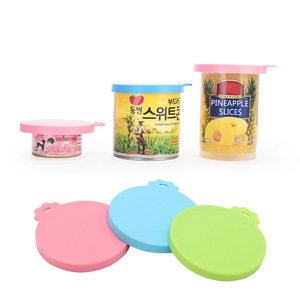 Special Offer Pet Can Cover Lids Silicone Can Lids Cover for Dog and Cat Food Universal Size One fit 3 Standard Size Food Cans