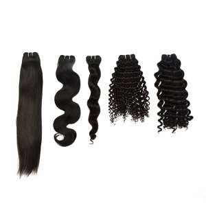 ST Hair extension brazilian 100 % 18 inch virgin brazilian hair in bulk