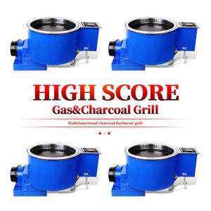 Stainless steel Commercial Japanese Korean stove Gas charcoal bbq Barbecue Grill for restaurant lpg bbq gas grill