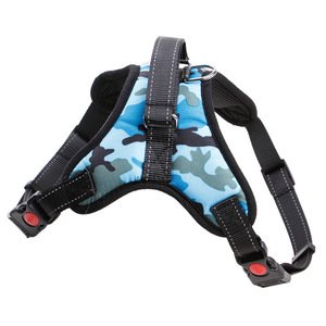 Wholesale camouflage dog pet harness soft adjustable k9 nylon dog harness
