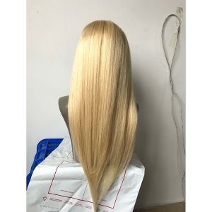 Wholesale Cheap Human Hair Blonde 613 Lace Front Wig