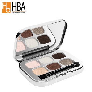 Wholesale customized mulit-colored natural long lasting makeup eyeshadow palette private label
