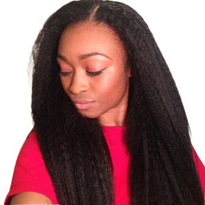 wholesale fashion cheap kinky straight human hair lace bulk wig lace frontal 360 kinky straight natural indian hair wig