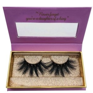 wholesale Mikiwi New arrivals 25mm mink /silk false eyelashes with custom packaging 3D mink