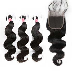 XBL Free Shipping 70% Off Top Selling Mink Brazilian Hair Bundles with Closure