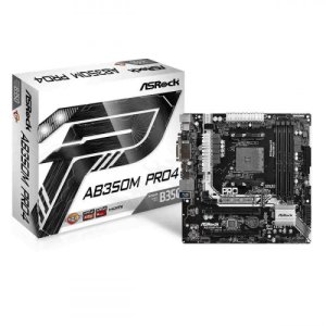 ASRock AB350M Pro4 AMD Socket AM4 Motherboard