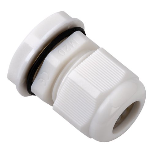 HellermannTyton NGM20S-WHT M20S Cable Gland 6-12mm White (Pack 10)