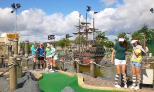 18 Holes of Adventure Golf with Standard Car Wash for Two or Four at Adventure Golf Island