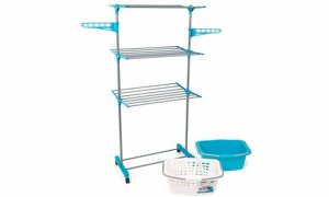 Beldray Three-Tier Clothes Airer and Basket Set