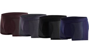 Four- or Eight-Pack of Breathable Mesh Boxers