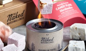 Marshmallow Toasting Kit with Salted Caramel and Candy Floss Flavours