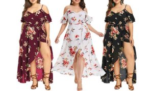 Groupon Goods Global Gmbh One or two plus size floral dresses