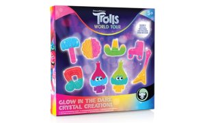 One or Two Trolls World Tour Glow in the Dark Crystal Creations Kits