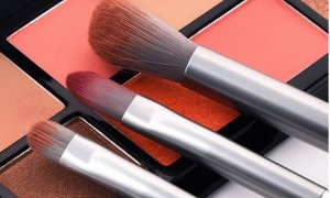 Groupon Goods Set of 10 aluminium make-up brushes
