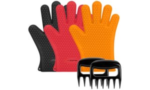 Silicone Heat-Resistant BBQ Gloves