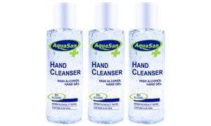Three-Pack of Aquasana Anti-Bacterial Sanitising Gel with Alcohol 200ml