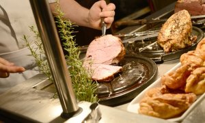 Two-Course Sunday Carvery with Wine for Two or Four at Vale Royal Abbey