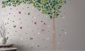 Wall Sticker Selection Made with Crystals from Swarovski®