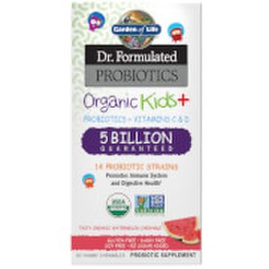 Garden Of Life Dr. formulated probiotics organic kids watermelon shelf 30ct chewables
