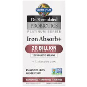 Garden of Life Microbiomes Platinum Iron Absorb 20B - Cooler - 30 Capsules