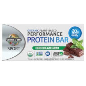 Garden of Life Sport Organic Plant - Based Protein Bar - Chocolate Mint - 12 Bars