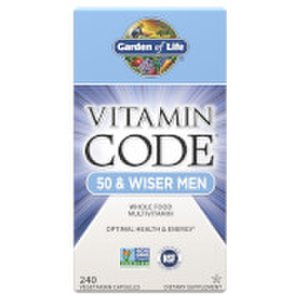 Vitamin Code 50 and Wiser Men 240ct Capsules