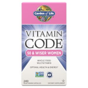 Vitamin Code 50 and Wiser Women 240ct Capsules