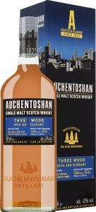 Auchentoshan Single Lowland Malt Whisky Three Wood   - Whisky, Schottland, trocken, 0,7l