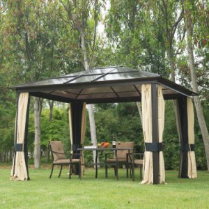 Outsunny Gazebo patio canopy party tent top cover outdoor garden pavilion shelter event