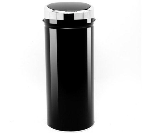 HOMCOM 42L Stainless Steel Sensor Trash Can W/ Bucket-Black|Aosom Ireland