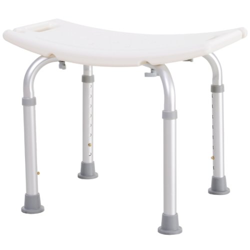 HOMCOM Adjustable Non-Slip Shower and Bath Chair Stool |Aosom Ireland