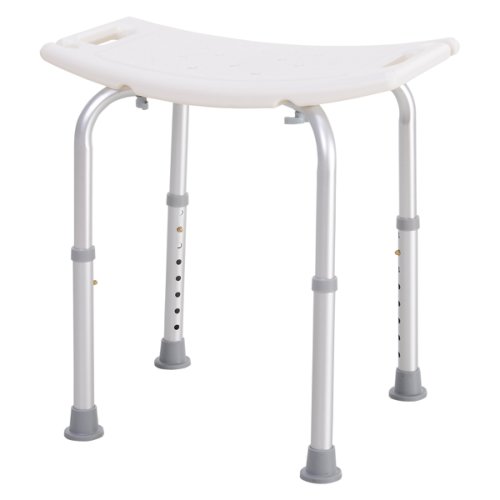 HOMCOM Adjustable Non-Slip Shower and Bath Chair Stool  NEXT DAY DELIVERY | Aosom Ireland