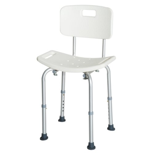 HOMCOM Bath Chair Shower Seat Safety Bathroom Elderly Aids Adjustable Positions|Aosom Ireland