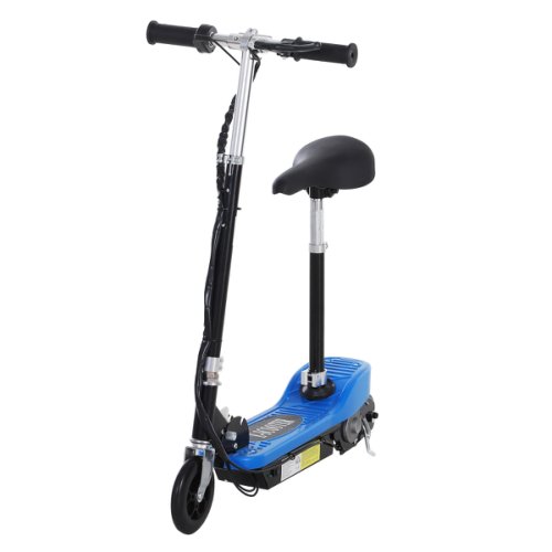 HOMCOM Electric Ride on Scooter for Kids Ride on Toys, 120W-Blue