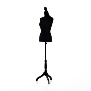 HOMCOM Female Mannequin Adjustable Torso Display Tripod Stand