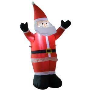 HOMCOM Inflatable 1.2m Santa Claus