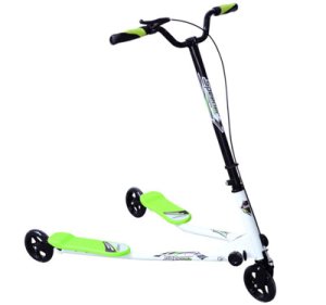 HOMCOM Kids 3 Wheels Speeder Scooter, L Size-Green