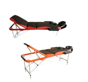 HOMCOM Professional Portable Massage Table W/Headrest