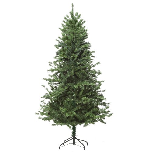 HOMCOM Unlit Artificial 1.5m Xmas Christmas Tree Easy Assembly w/ Foldable Base Stand for Indoor Outdoor Holiday Decoration  | Aosom Ireland
