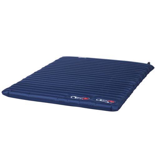 Outsunny 2 Person Camping Inflating Sleeping Mat Inflatable Mattress Ultralight Folding Bed Portable Air Pad Blue | Aosom Ireland