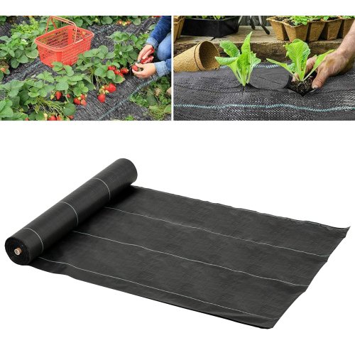 Outsunny Gardener Premium Weed Barrier Landscape Fabric Durable & Heavy-Duty Weed Block Gardening Mat Convenient Design | Aosom Ireland